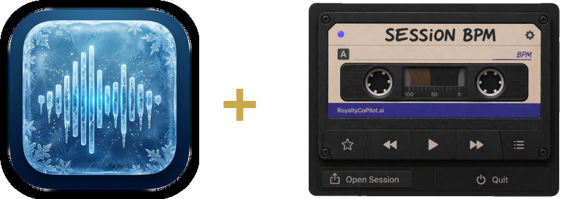 DAW Defrost and Session BPM app icons
